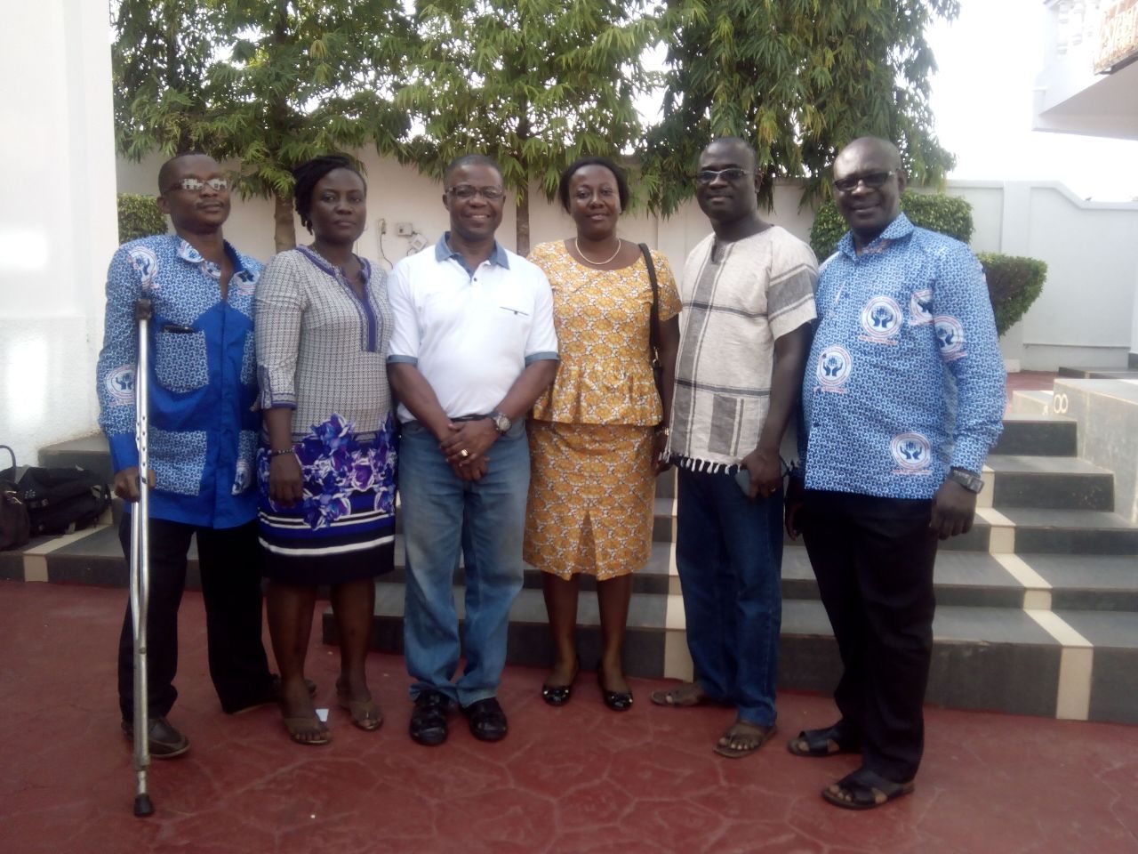 From left to Right -Mr Michael Asabere, Miss Mary Theodora Kukah, Dr Charles Anane, Mrs Christiana Boatemaa Atakora- (Manageress), Dr Anthony Enimil, Dr Frank Ankobea)
